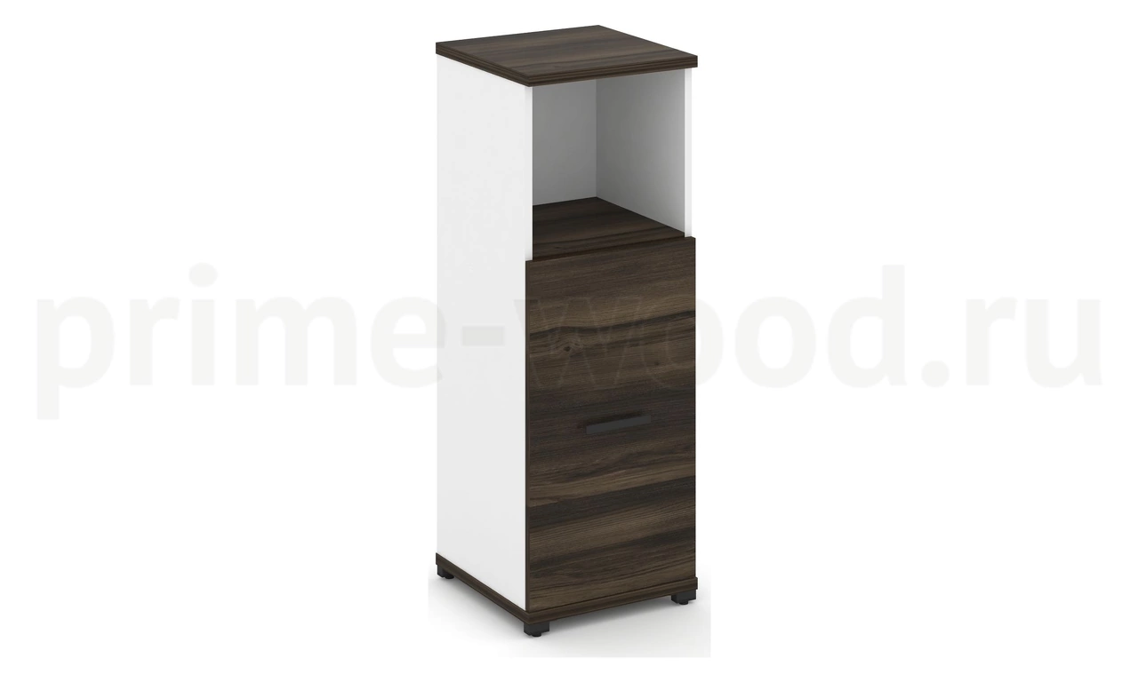 Шкаф одна узкая секция, 3 ниши CN.STU-313 B/W - фото 0