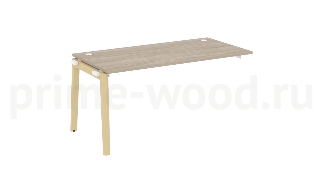 Наборный элемент рабочей станции, опоры - массив дерева ONIX WOOD 158x80x75 - фото 1