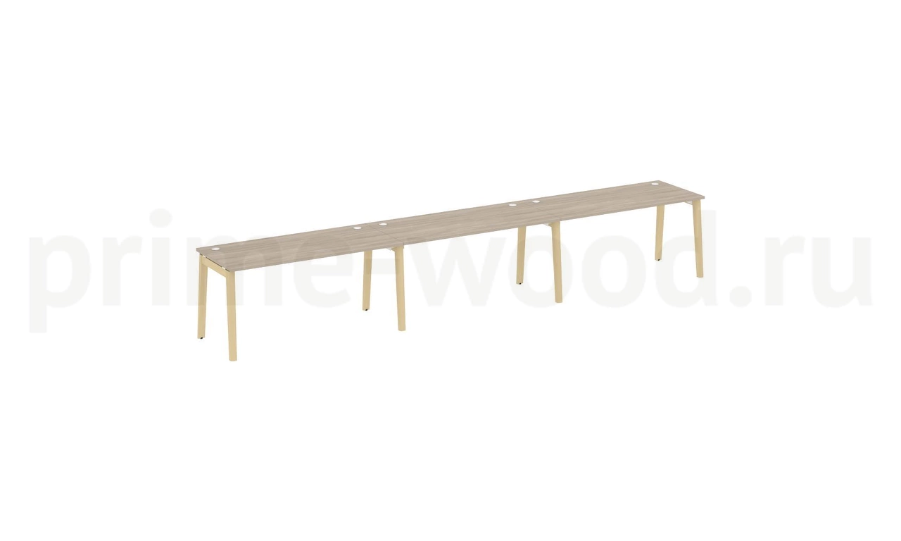 Рабочая станция, опоры - массив дерева ONIX WOOD 474x72x75 - фото 1
