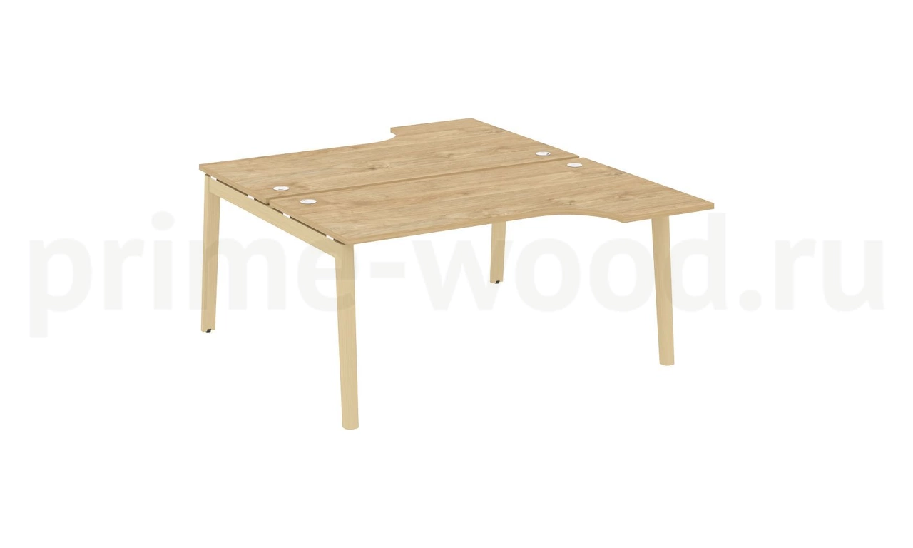 Рабочая станция, опоры - массив дерева ONIX WOOD 158x200x75 - фото 9
